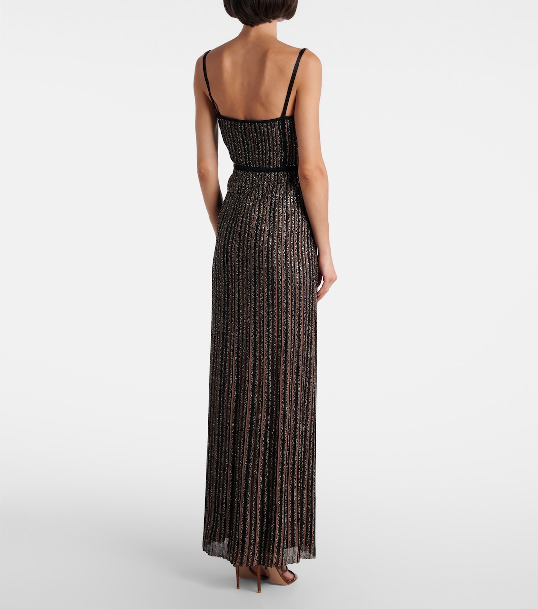 Maxikleid aus Strick mit Pailletten | Missoni