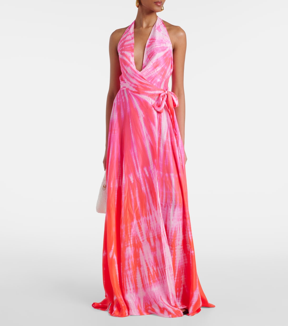 Robe portefeuille en soie | Anna Kosturova