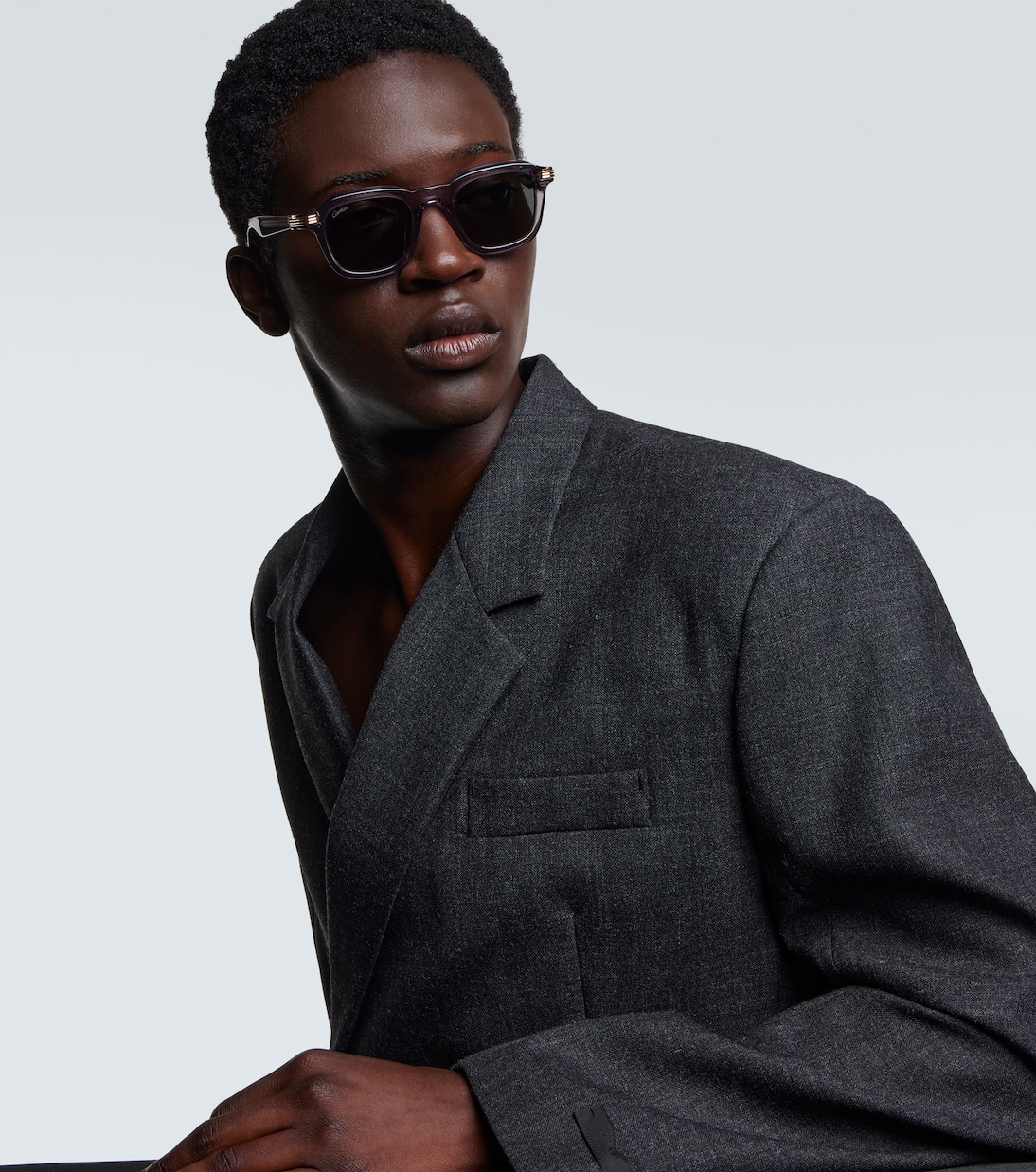 Eckige Sonnenbrille Première De Cartier | Cartier Eyewear Collection