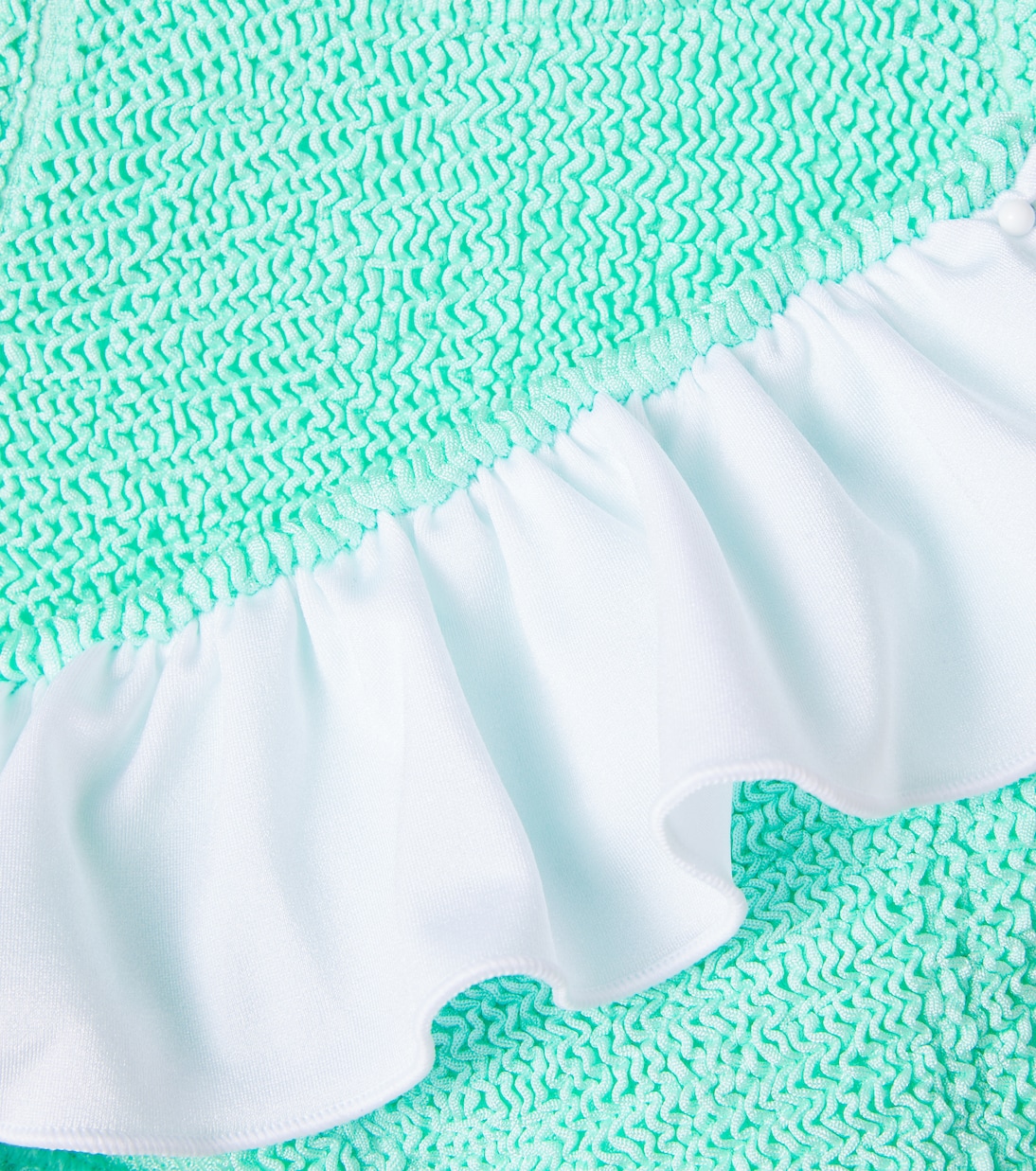 Bikini Olive con volant | Hunza G Kids