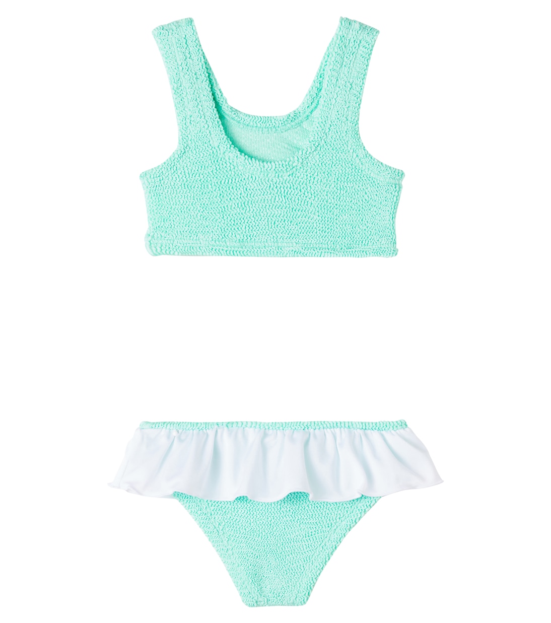 Bikini Olive con volant | Hunza G Kids