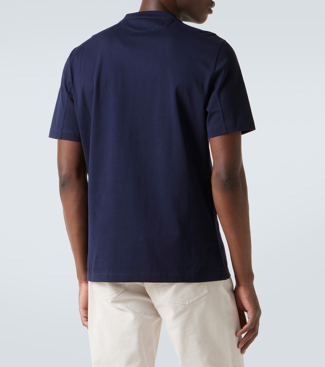 Logo cotton jersey T-shirt | Brunello Cucinelli