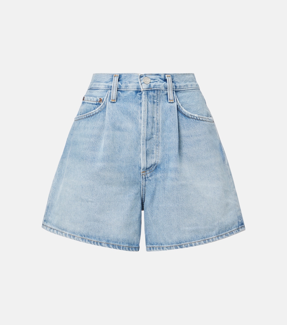 Rhoda high-rise denim shorts | Agolde