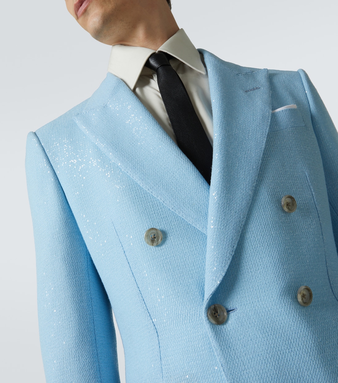 Sequined wool-blend suit jacket | Tom Ford