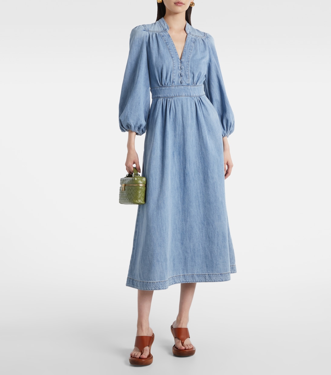 Midikleid Lucky aus Denim | Zimmermann