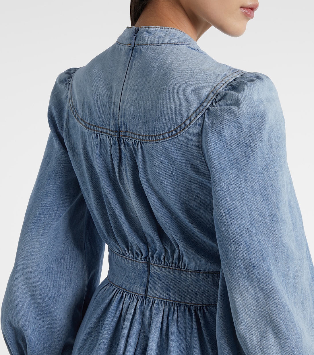 Midikleid Lucky aus Denim | Zimmermann