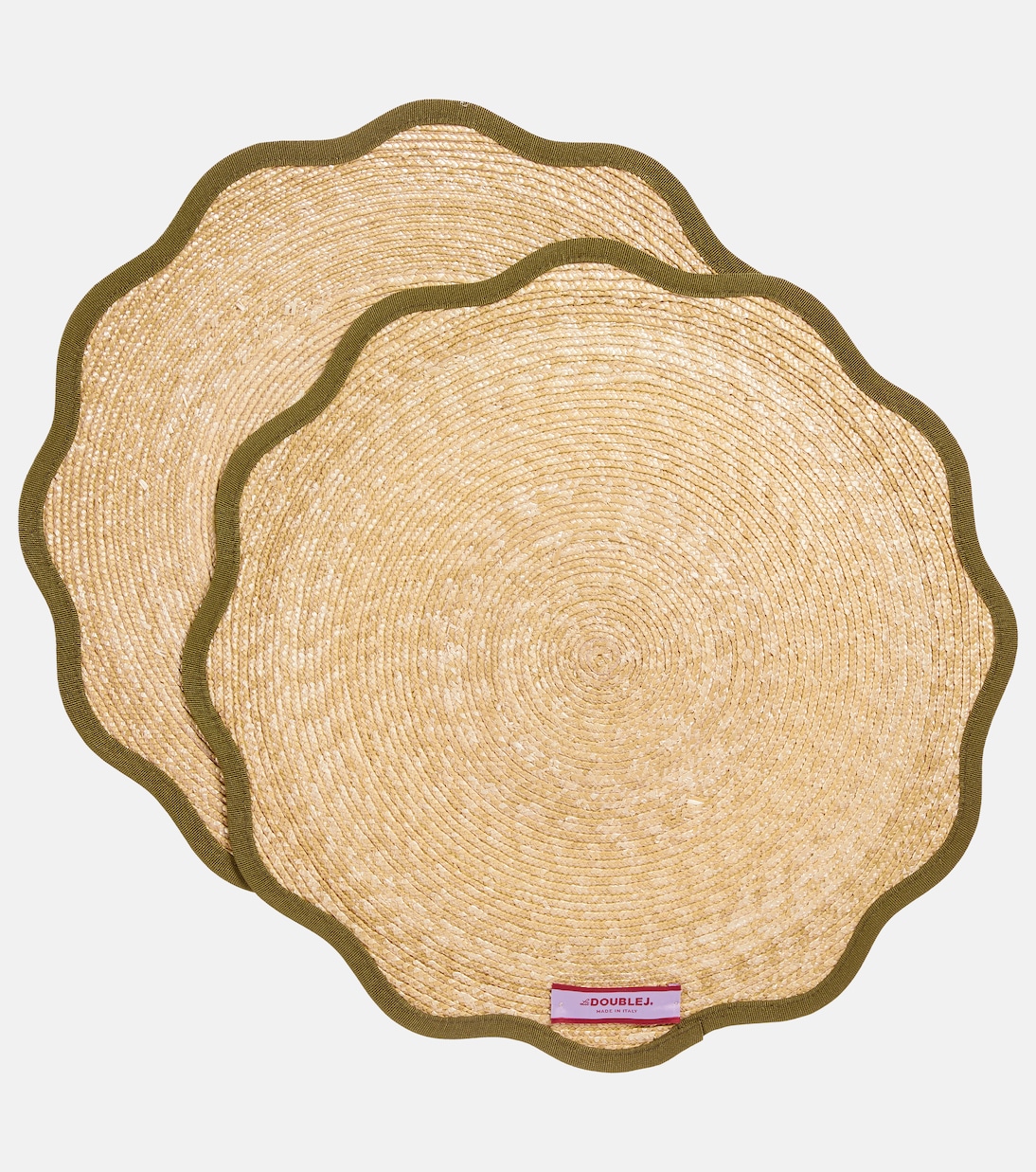 Set de 2 sets de table Cloud en paille | La DoubleJ