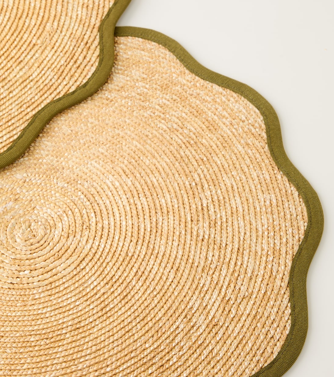 Set de 2 sets de table Cloud en paille | La DoubleJ