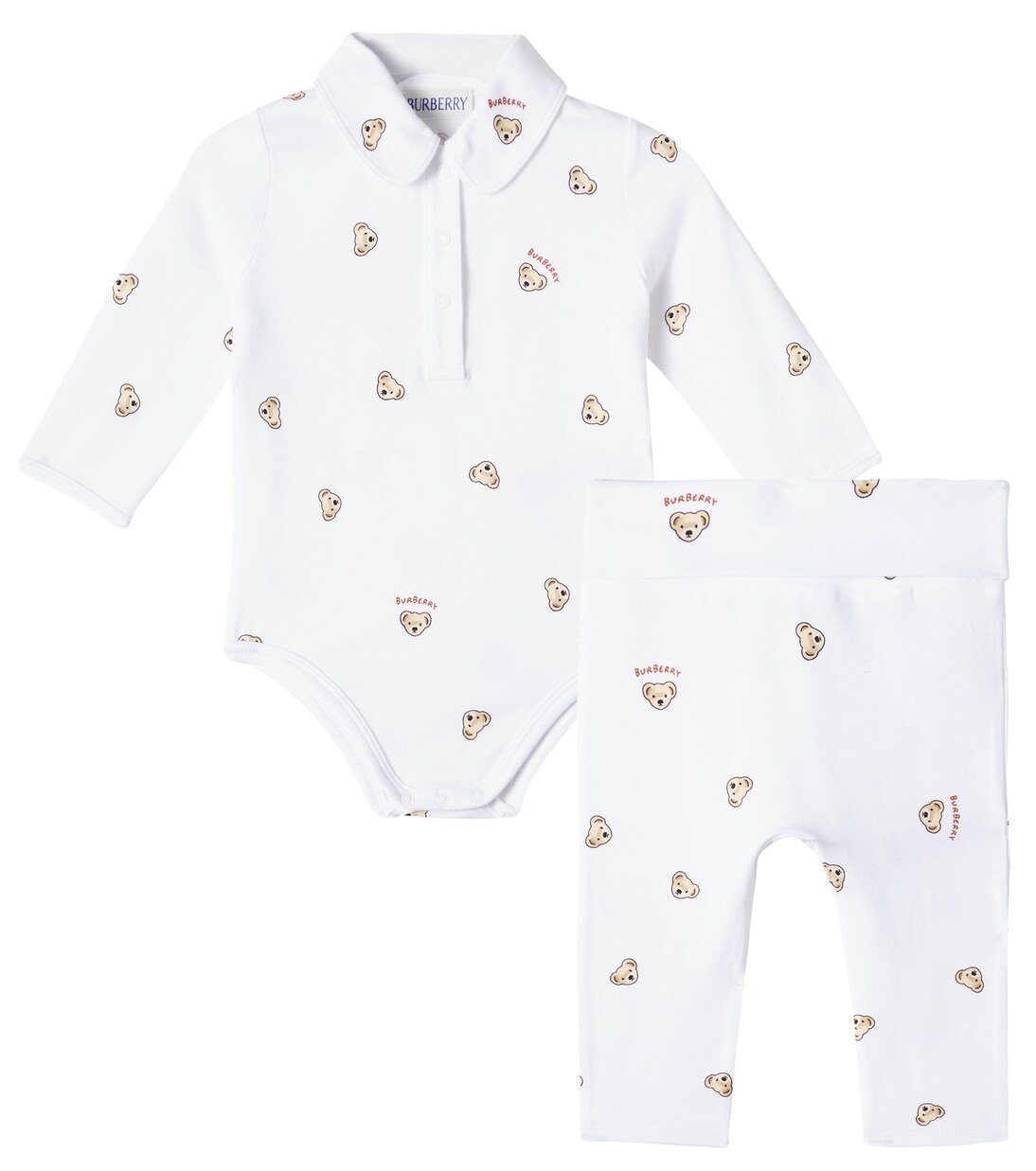 Baby logo bodysuit and leggings set | Burberry Kids
