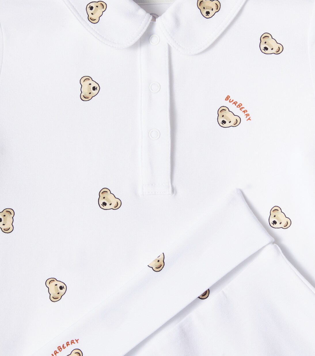 Baby logo bodysuit and leggings set | Burberry Kids