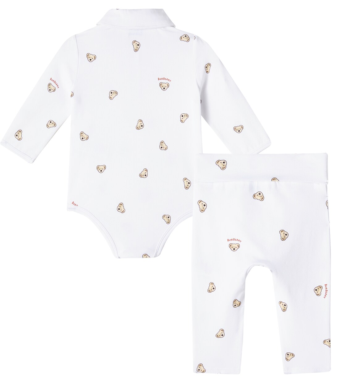 Baby logo bodysuit and leggings set | Burberry Kids