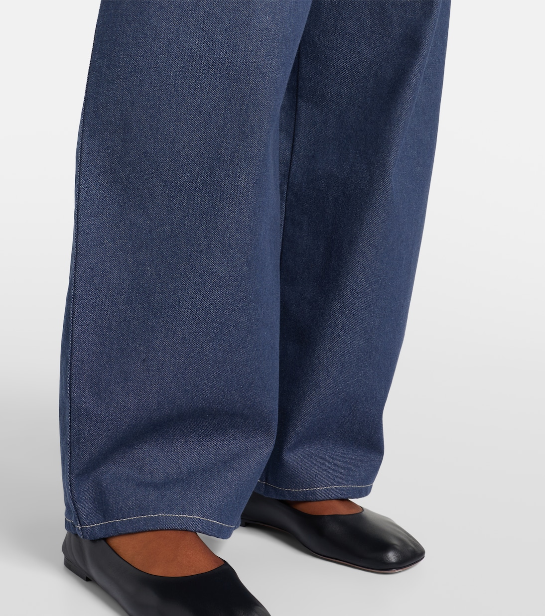 High-rise barrel-leg jeans  | Róhe