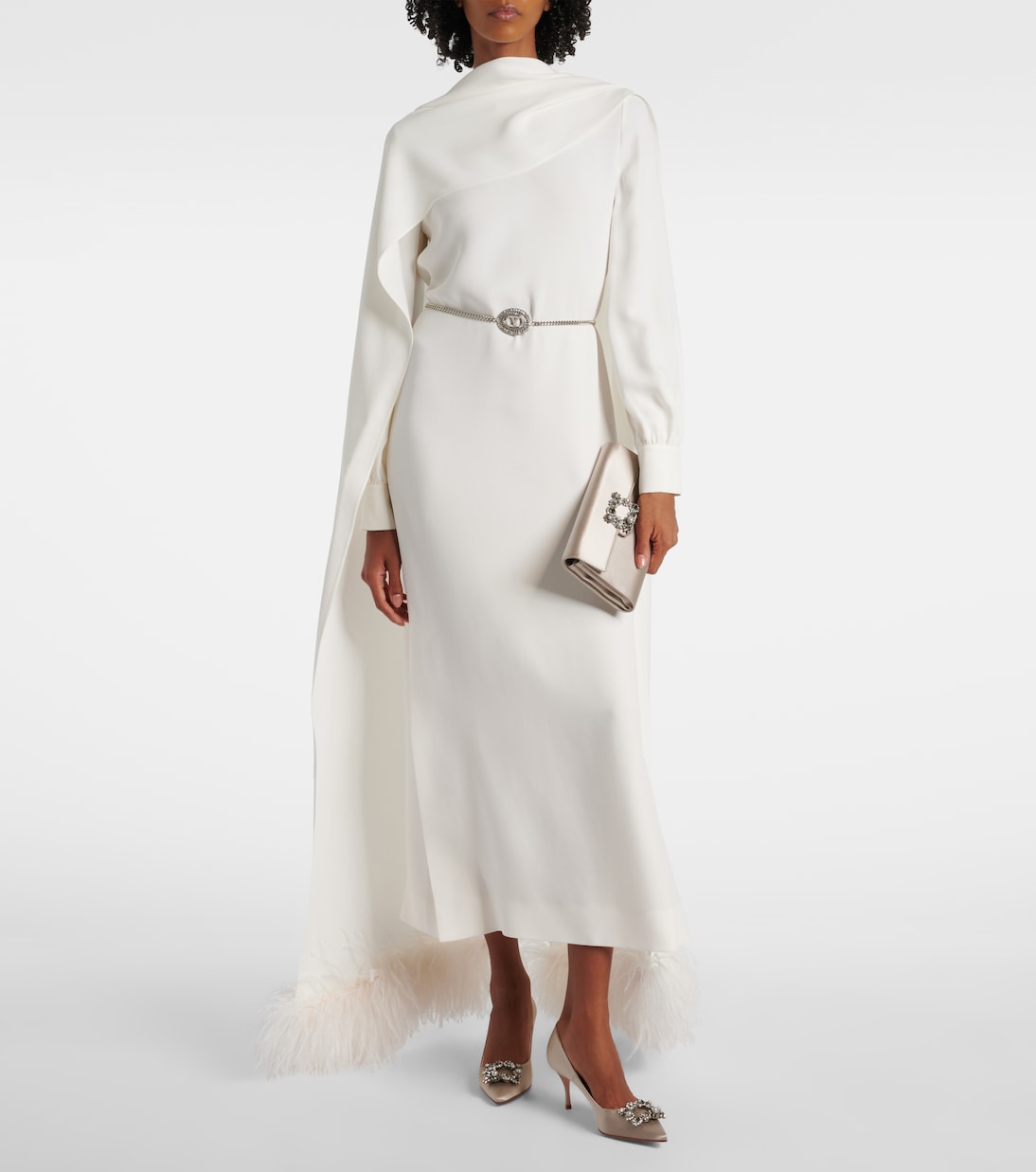 Efflorescence 65 embellished satin pumps | Roger Vivier