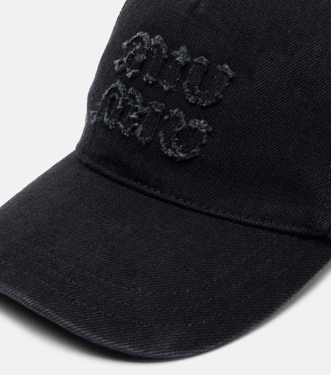 Casquette en denim à logo | Miu Miu
