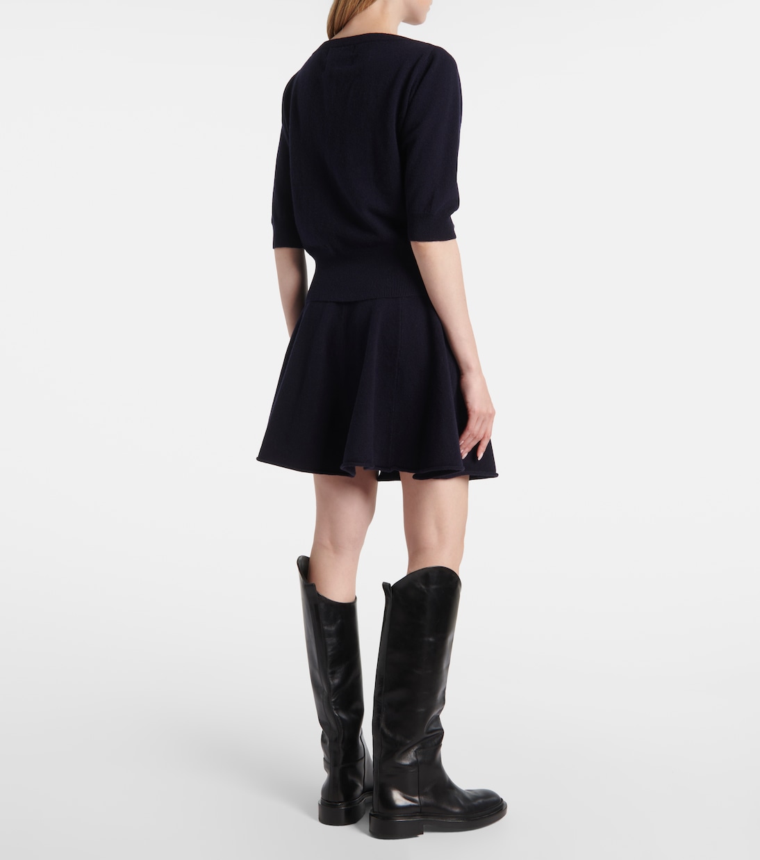 Minigonna da bambina in misto cashmere | Extreme Cashmere