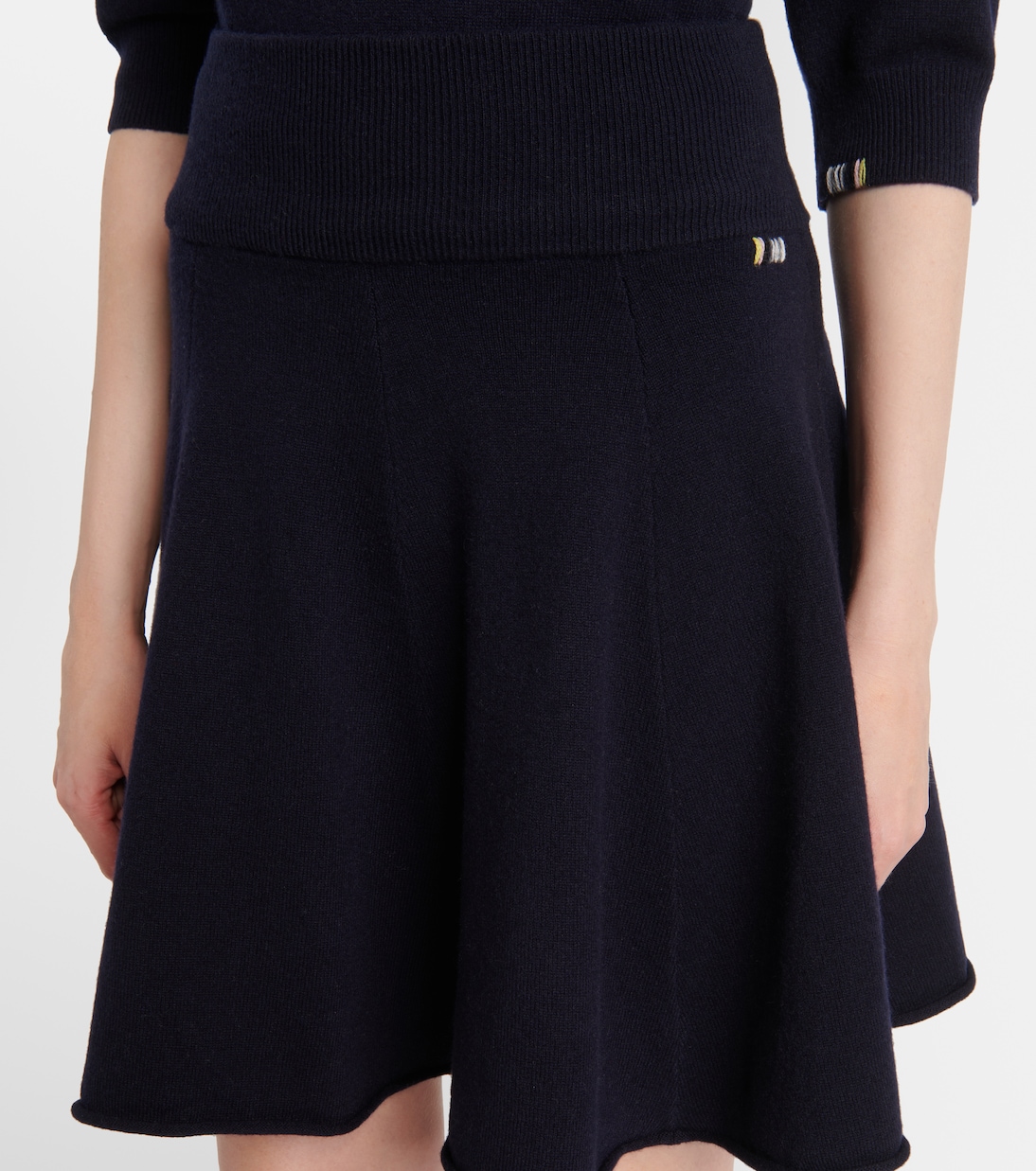 Minigonna da bambina in misto cashmere | Extreme Cashmere