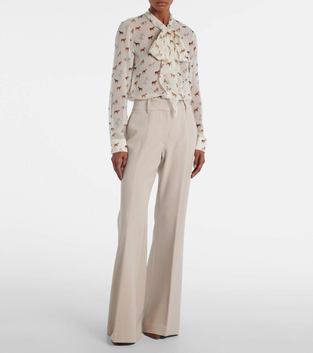 Shildon tie-neck silk blouse | Gabriela Hearst