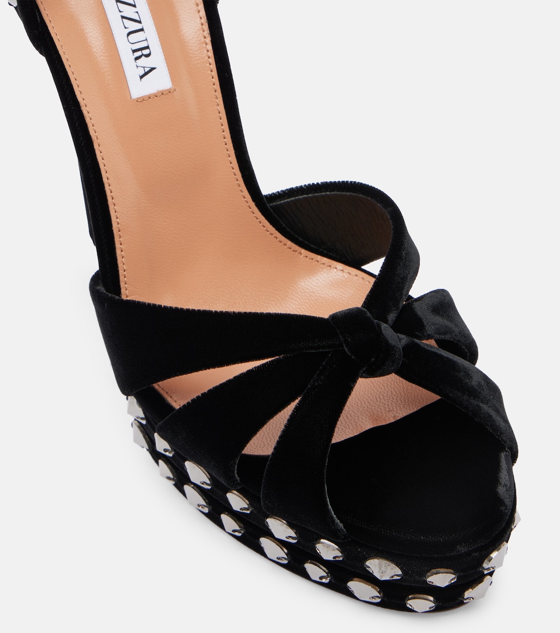 Cosmic Love 130 studded platform sandals | Aquazzura
