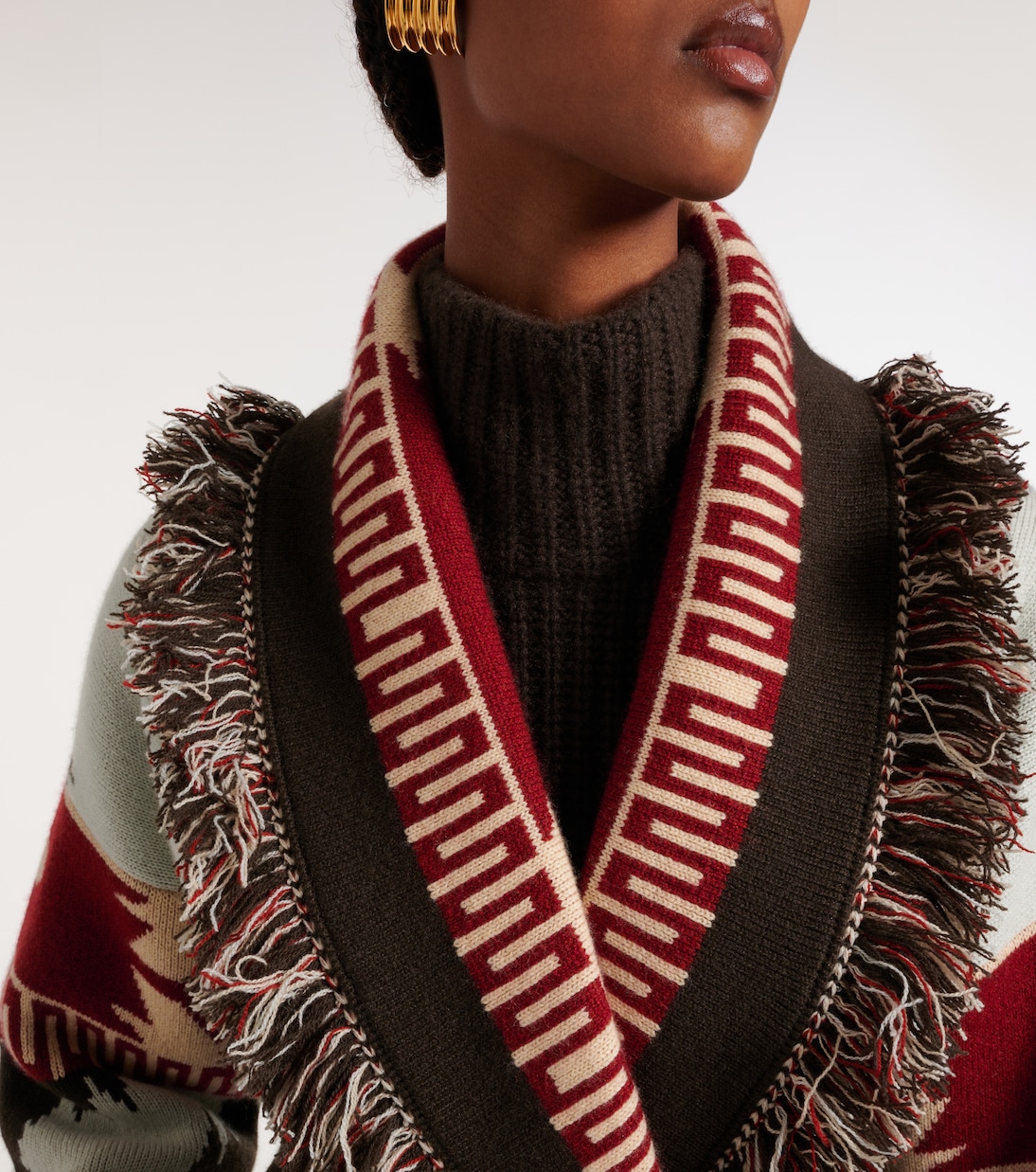 Icon Jacquard羊绒开衫 | Alanui