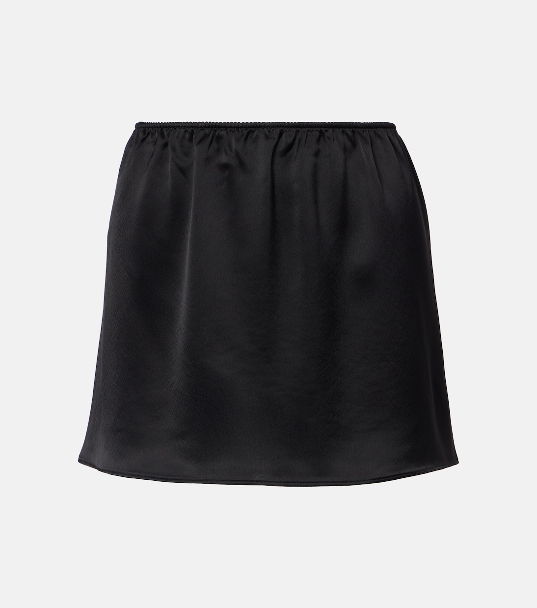 Barb satin miniskirt | Leset