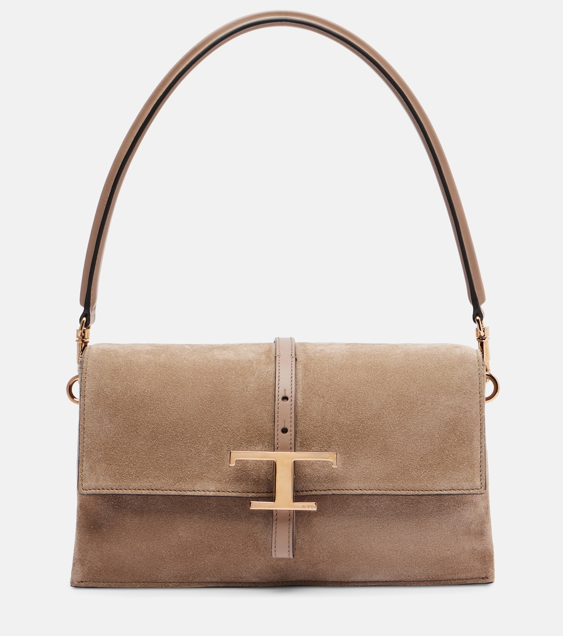 T Timeless Mini suede shoulder bag | Tod's