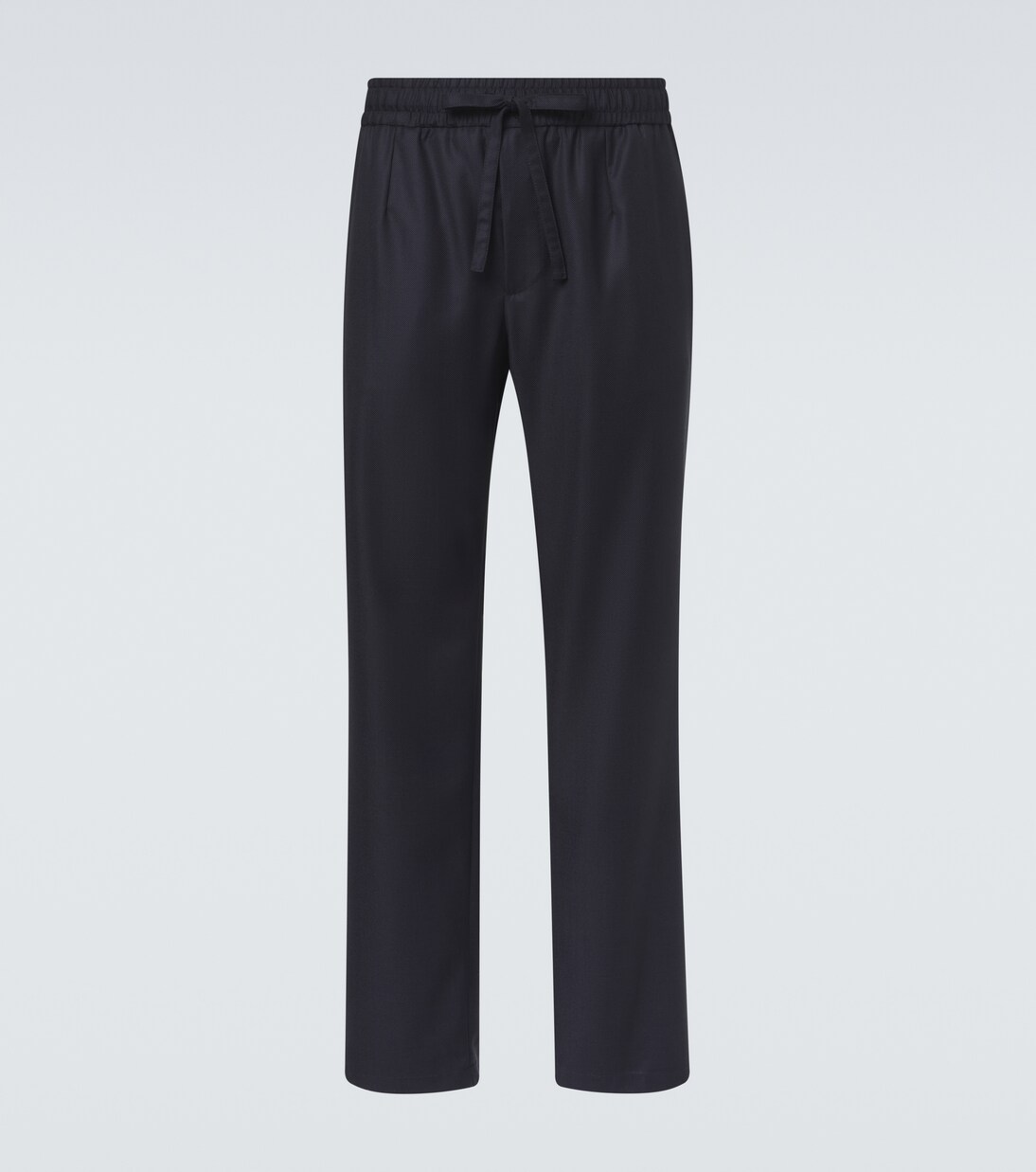 Virgin wool straight pants | Dolce&Gabbana