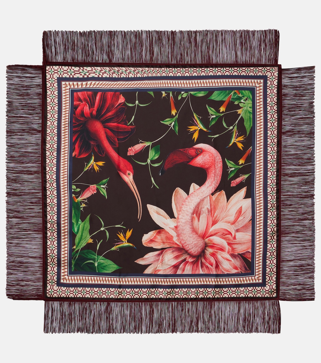 Foulard imprimé en soie | La DoubleJ