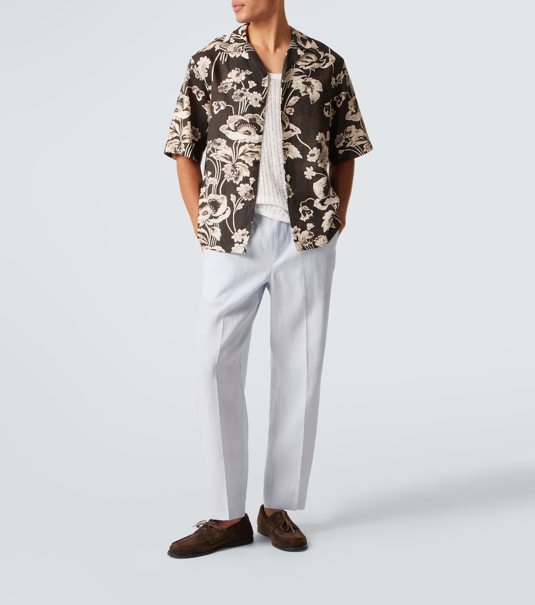 Gerade Hose Alex aus Leinen | Orlebar Brown