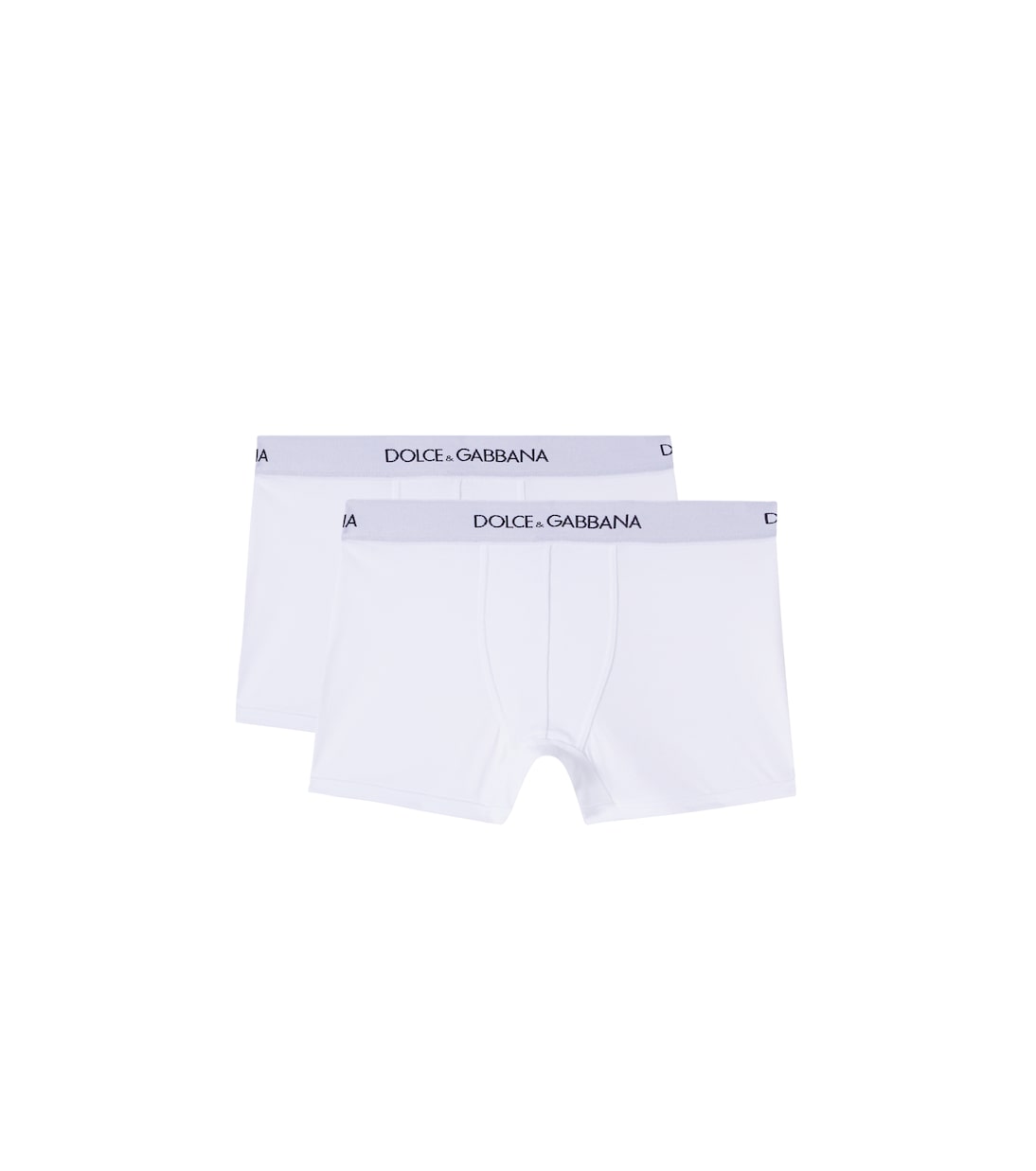 Set aus zwei Boxershorts aus Jersey | Dolce&Gabbana Kids