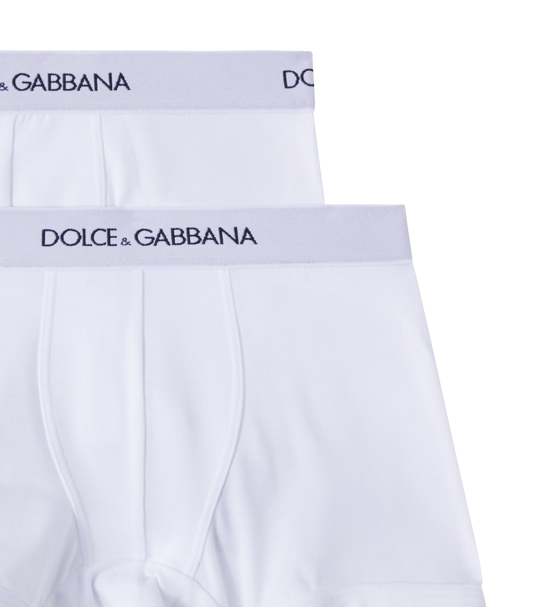Set aus zwei Boxershorts aus Jersey | Dolce&Gabbana Kids