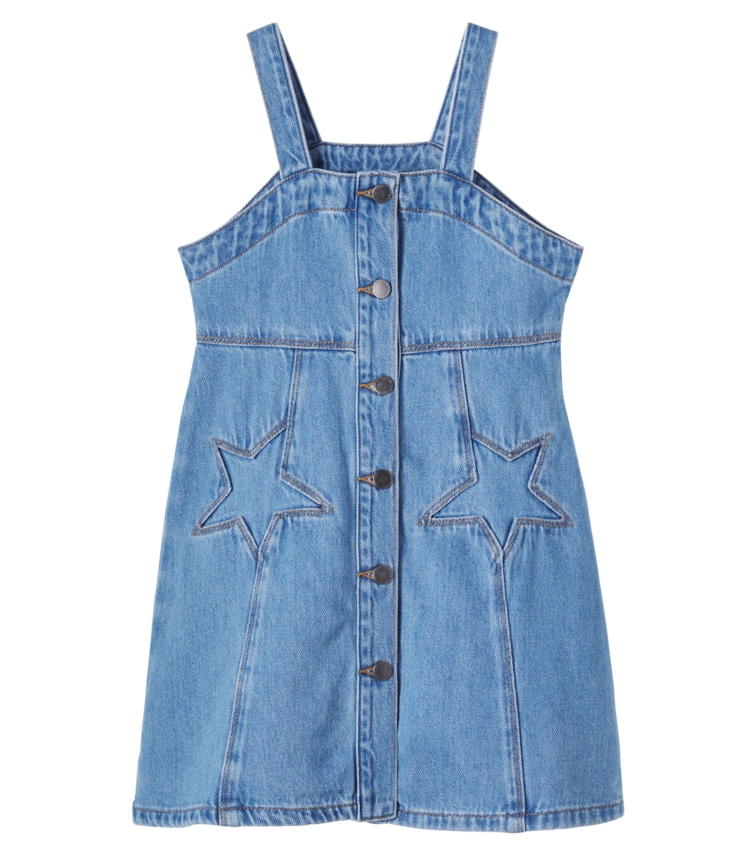 Robe brodée en denim | Stella McCartney Kids