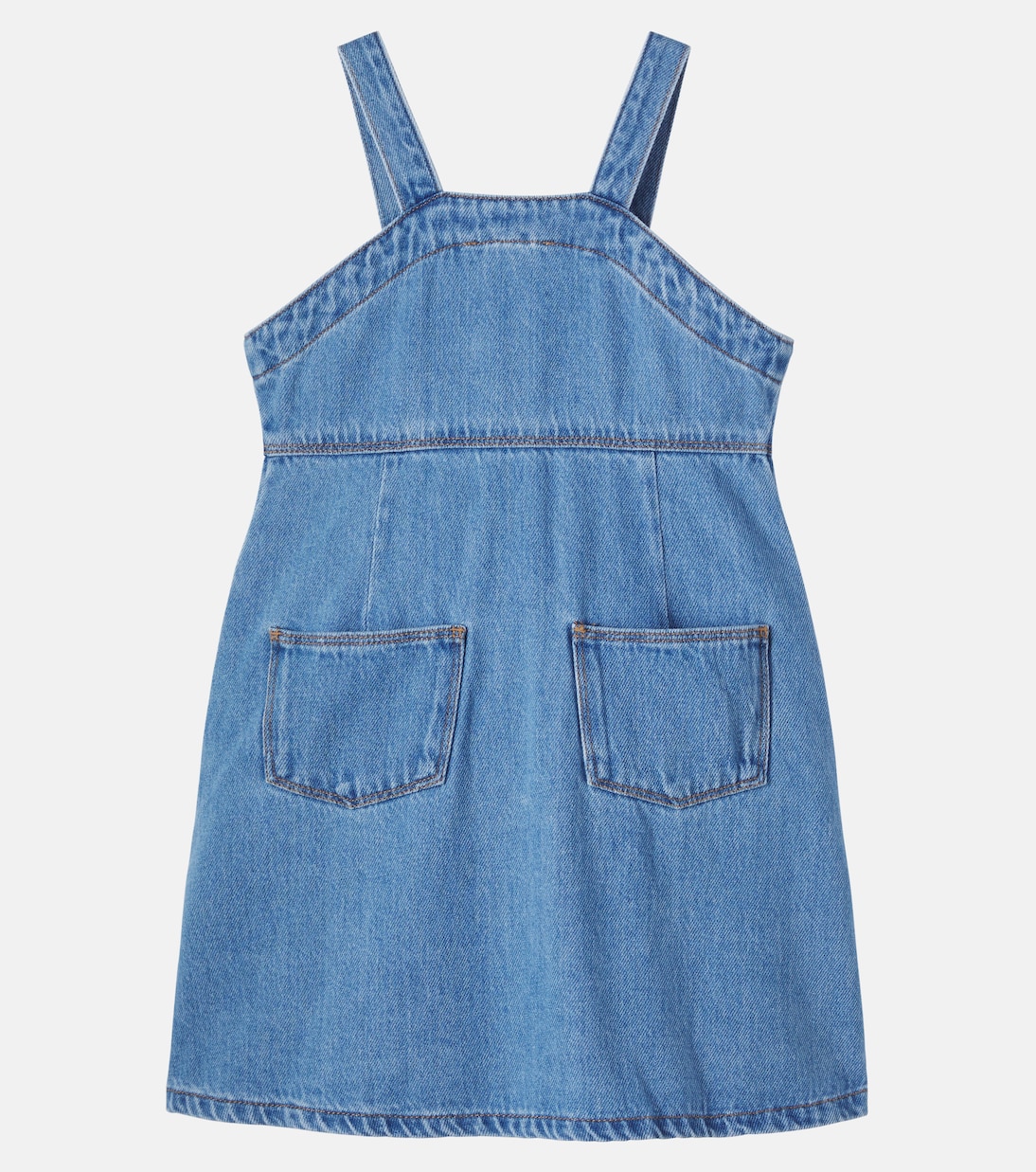 Robe brodée en denim | Stella McCartney Kids
