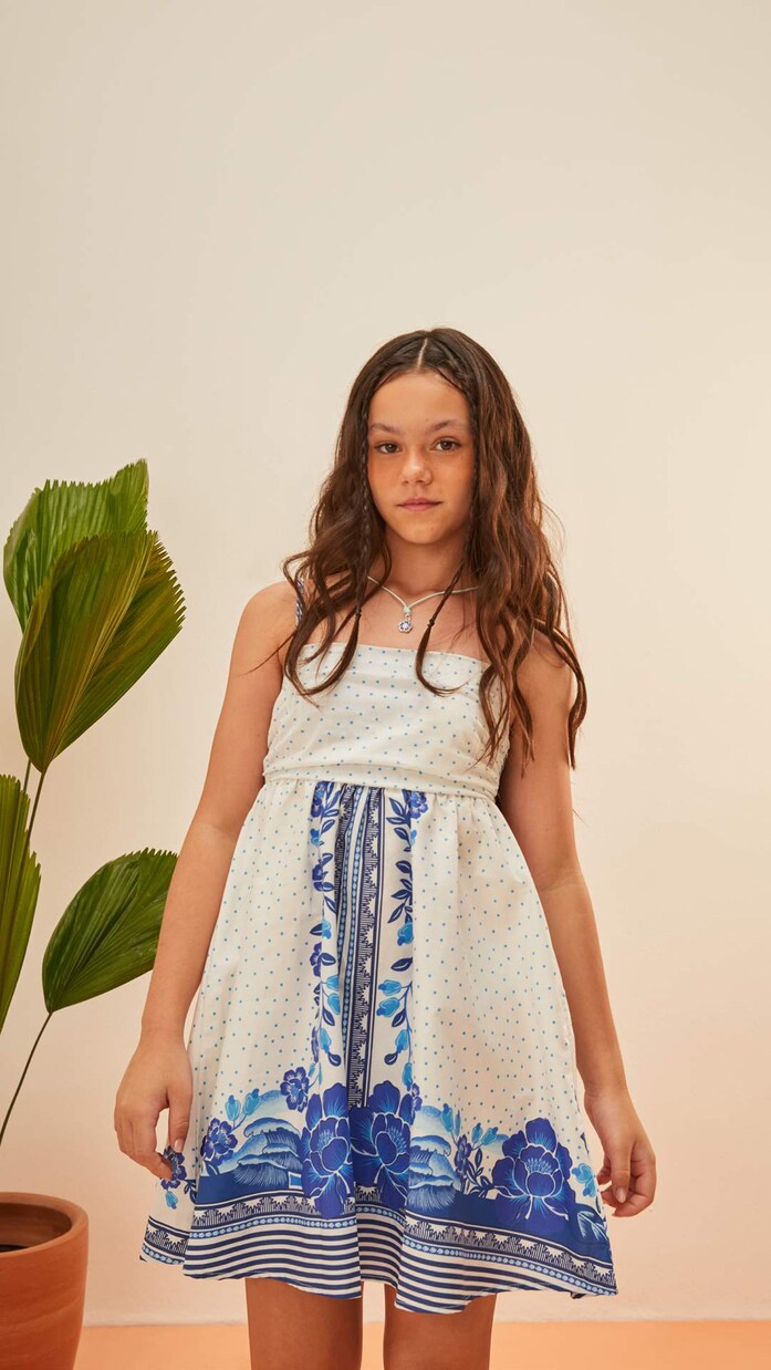 Floral cotton dress | Fábula