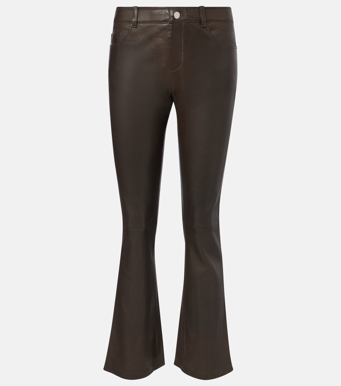 Dean 22 leather flared pants | Stouls