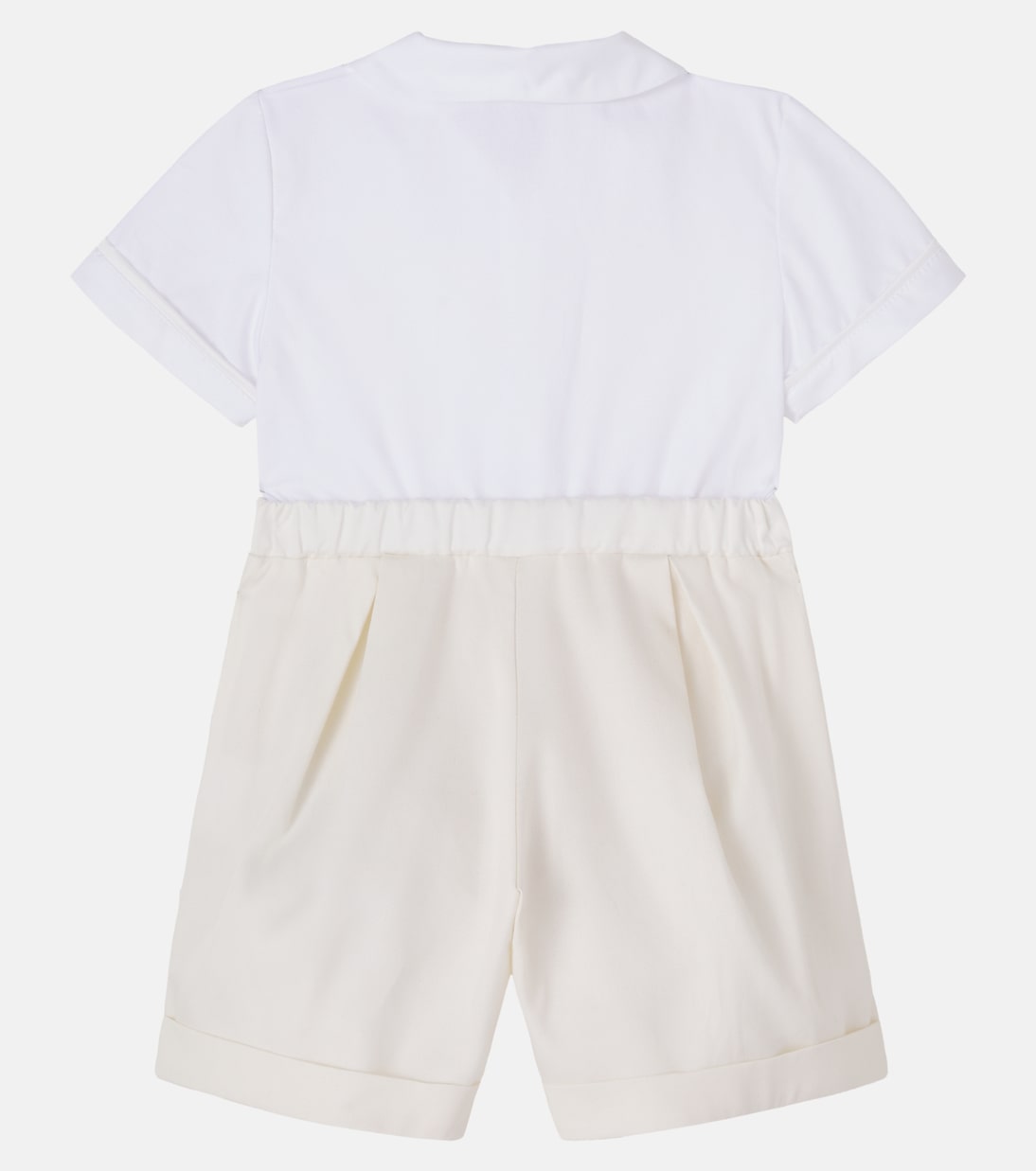 Bébé - Combi-short en coton mélangé | Monnalisa