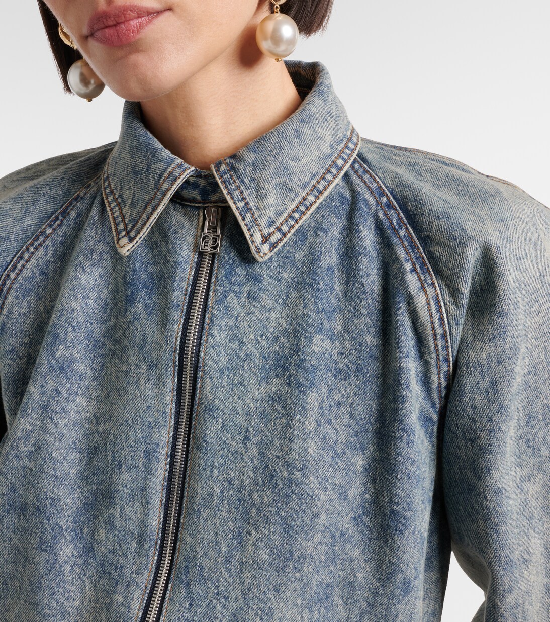 Denim blouson jacket | Magda Butrym