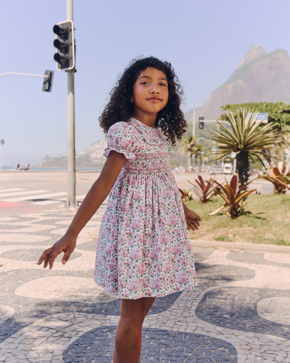 Robe en coton imprimé | La Coqueta