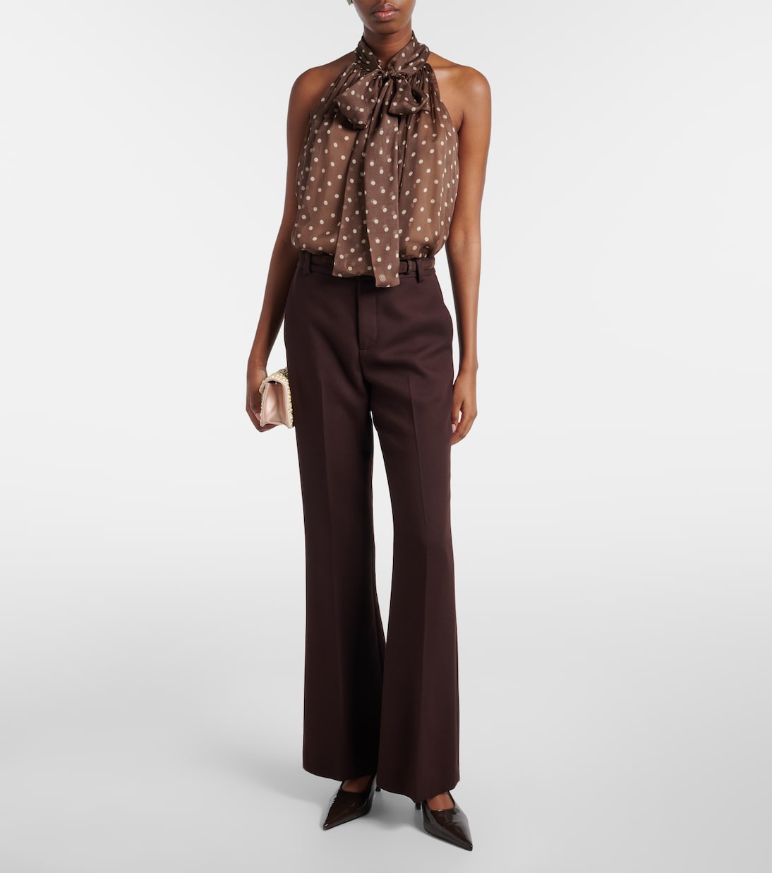 Top aus Seidenchiffon | Elie Saab