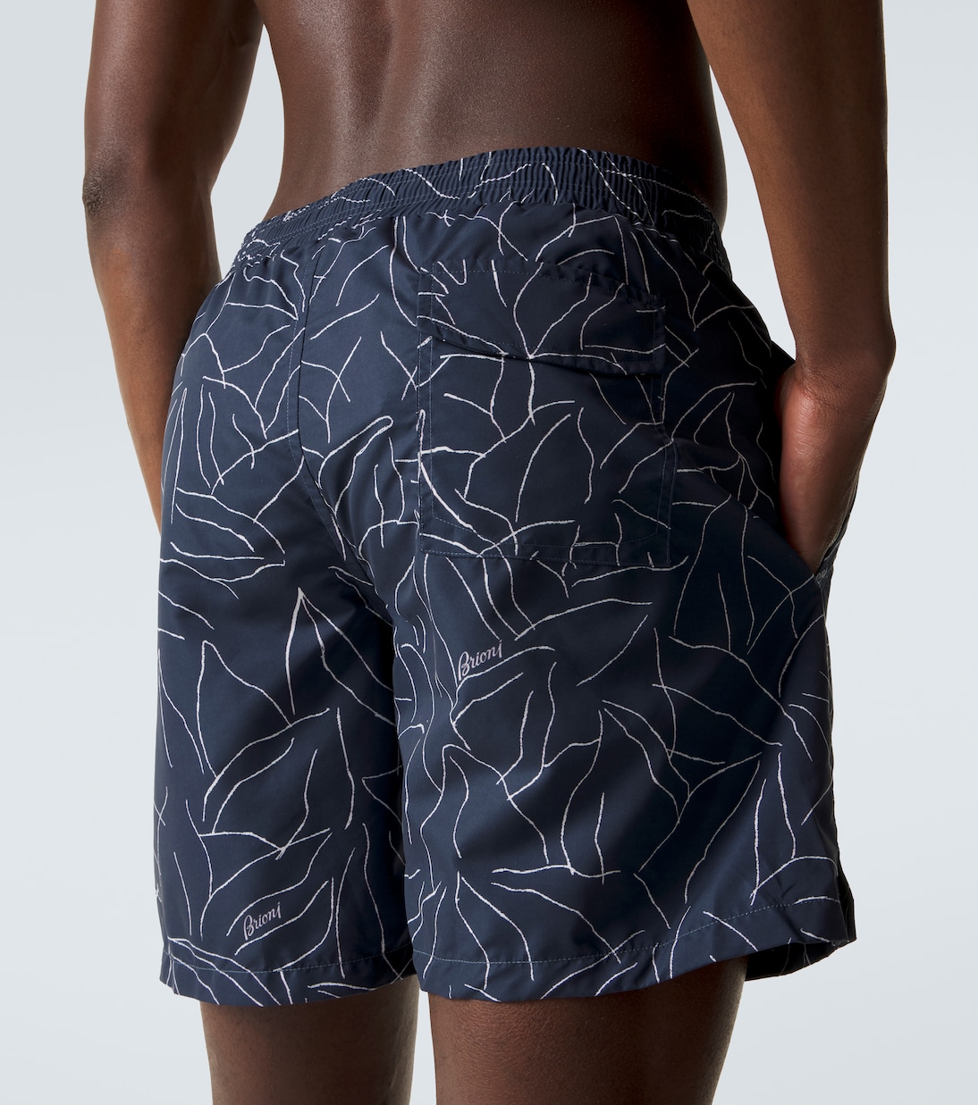 Printed swim trunks | Brioni