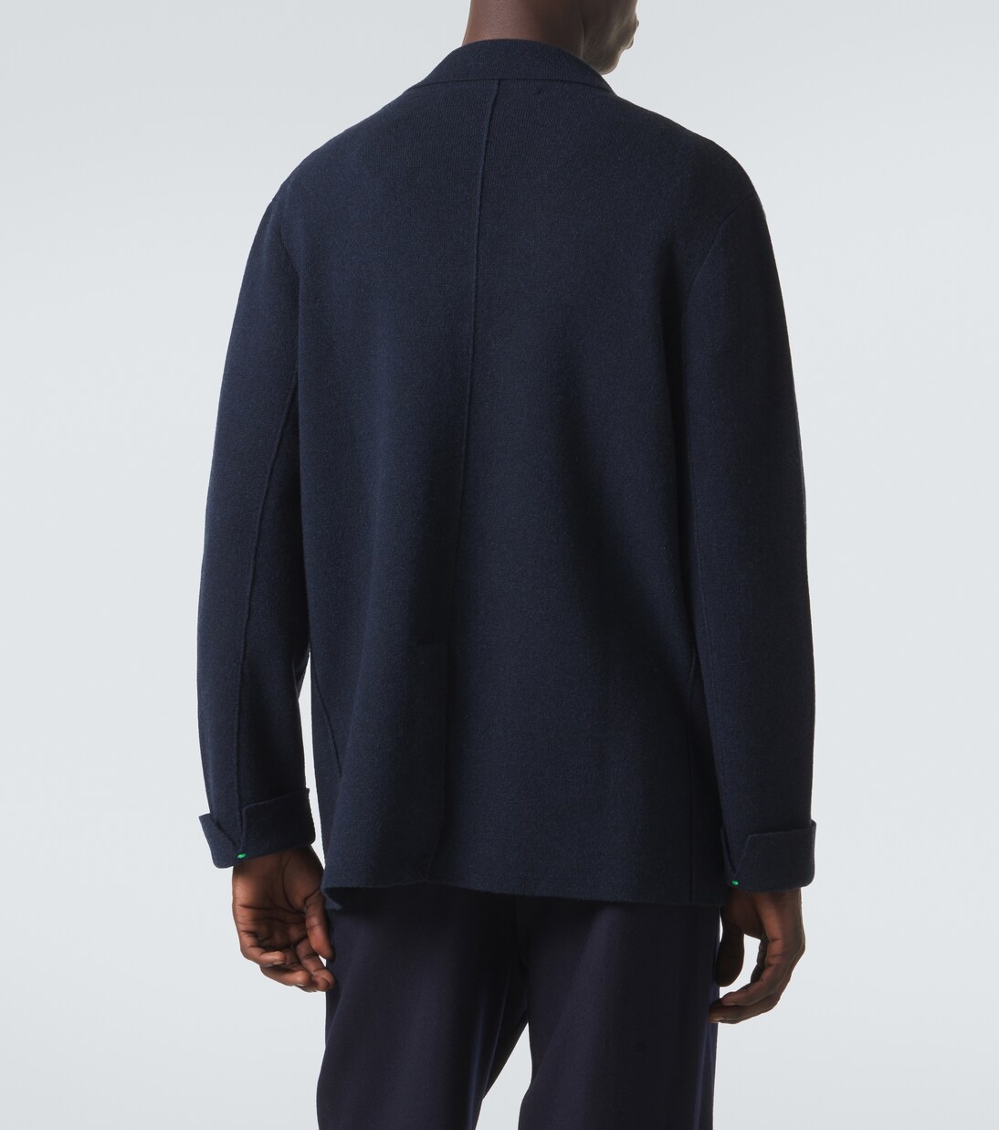 Cashmere blazer with amethyst | God's True Cashmere