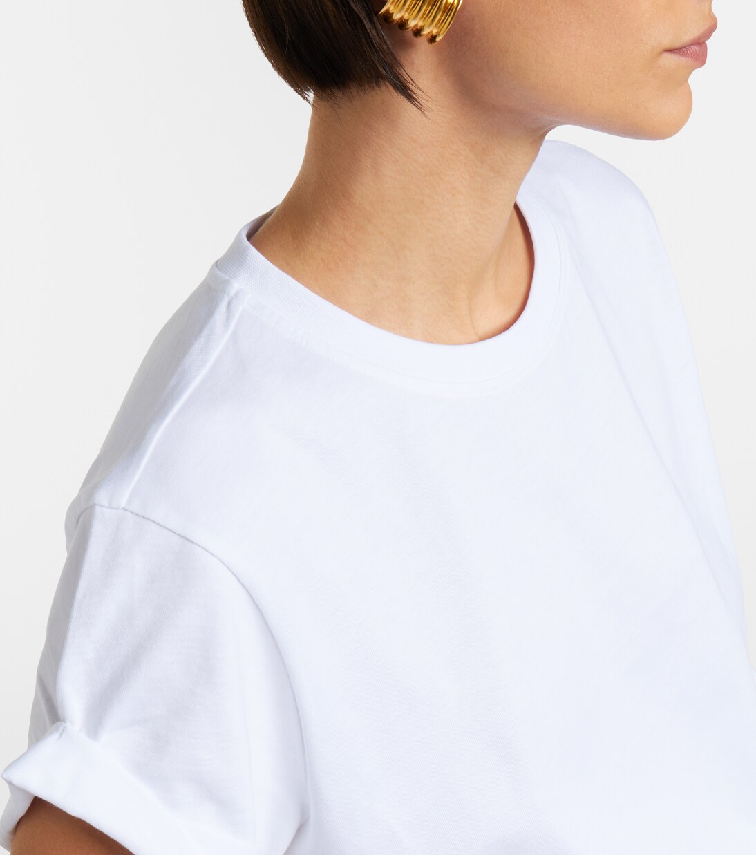 T-shirt Tilly in jersey di cotone | Victoria Beckham