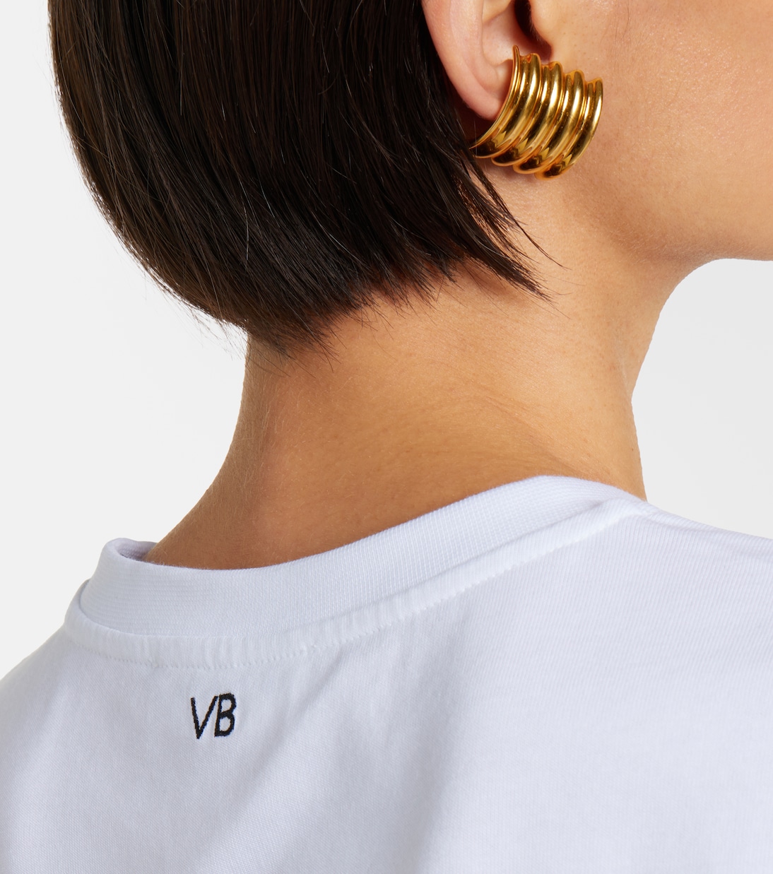 T-shirt Tilly in jersey di cotone | Victoria Beckham