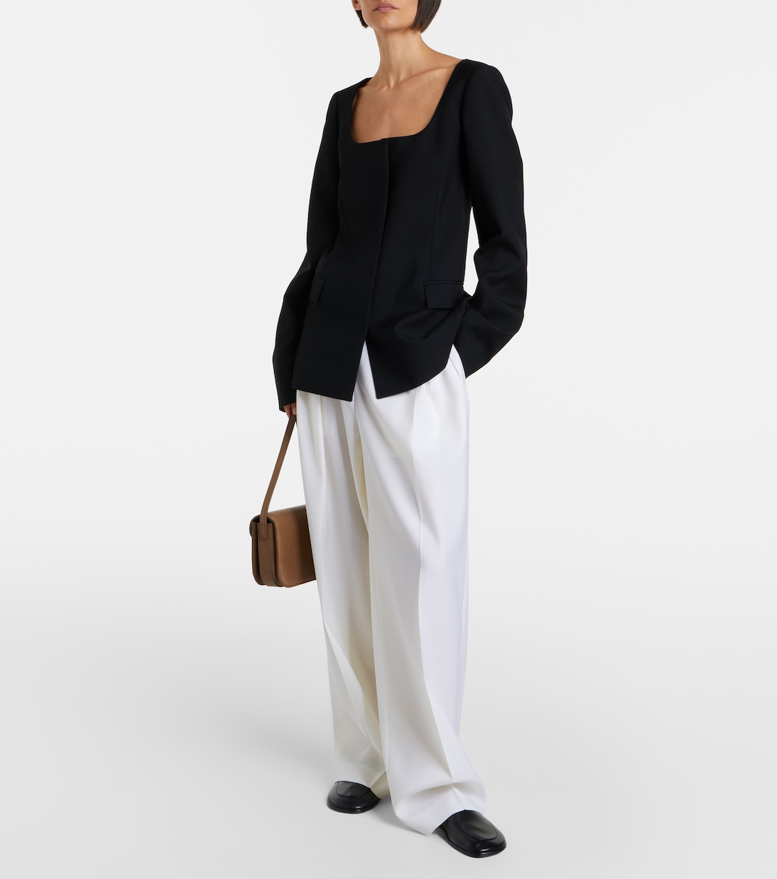 Weite Hose Alexandra aus Wolle | Calvin Klein Collection