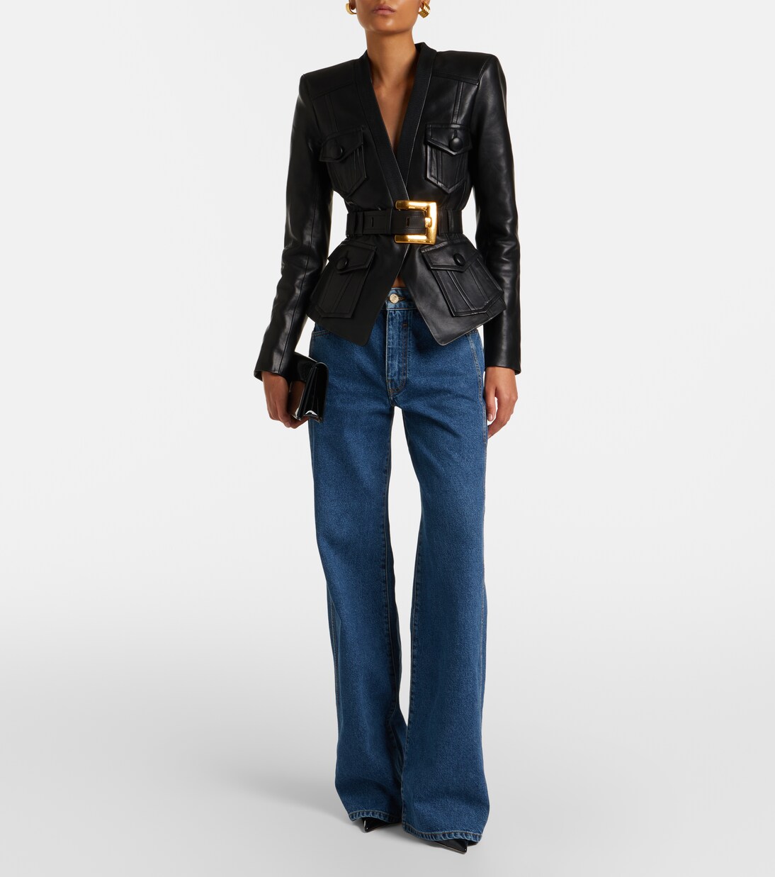 Jeans a gamba larga | Balmain