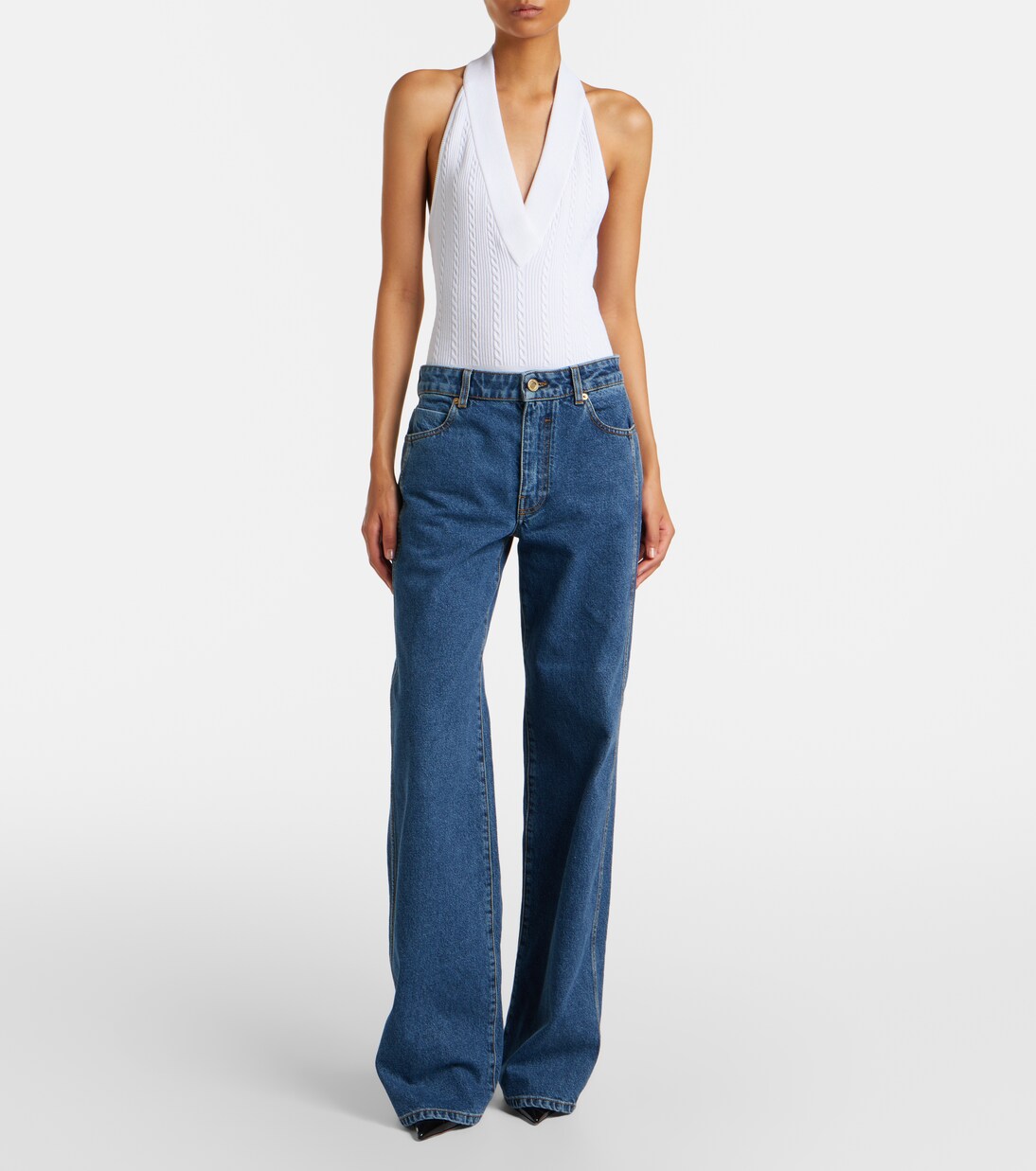 Jeans a gamba larga | Balmain