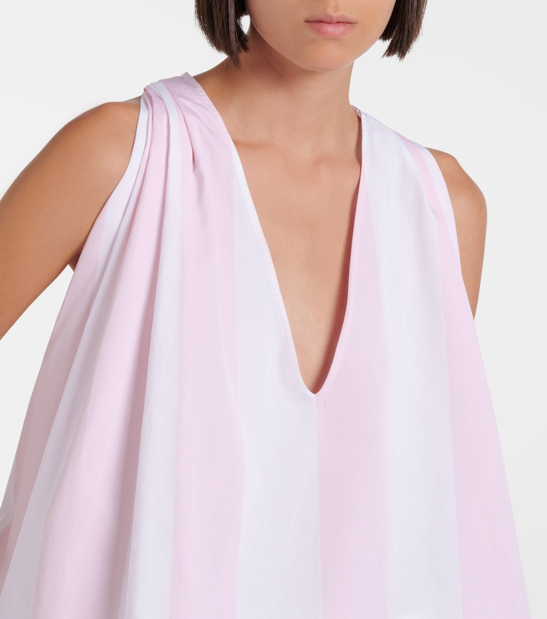 Norma striped cotton poplin top | Jacquemus