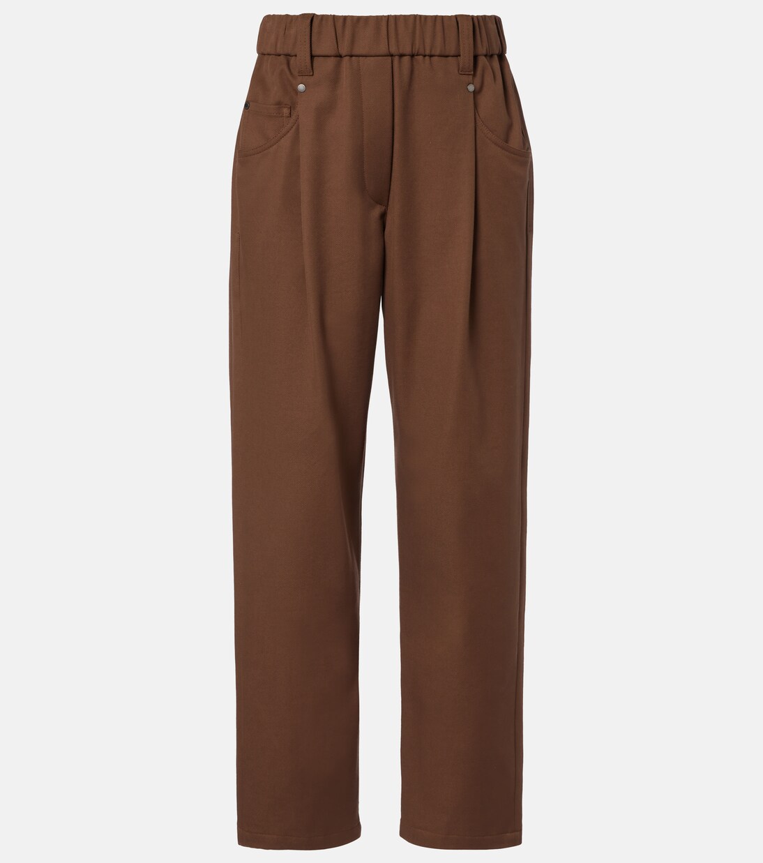 Gerade Hose Monili aus einem Baumwollgemisch | Brunello Cucinelli