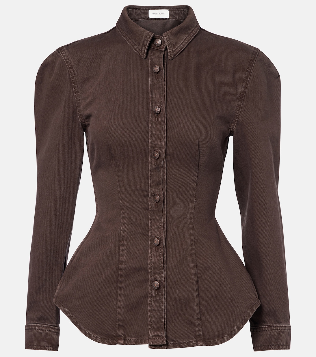 Peplum denim jacket | Magda Butrym