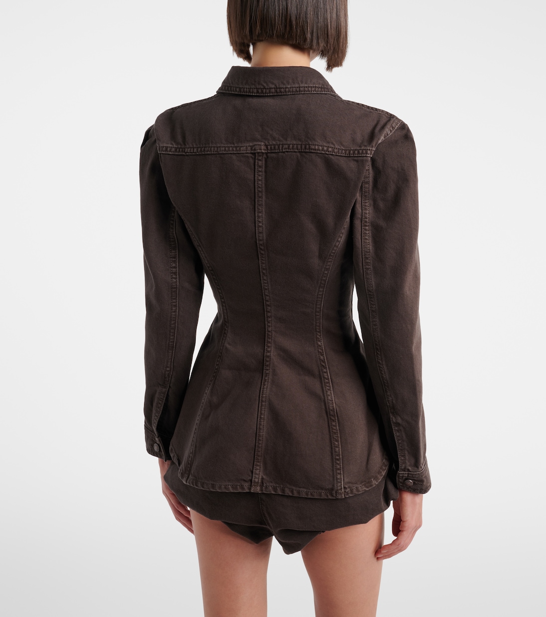 Peplum denim jacket | Magda Butrym