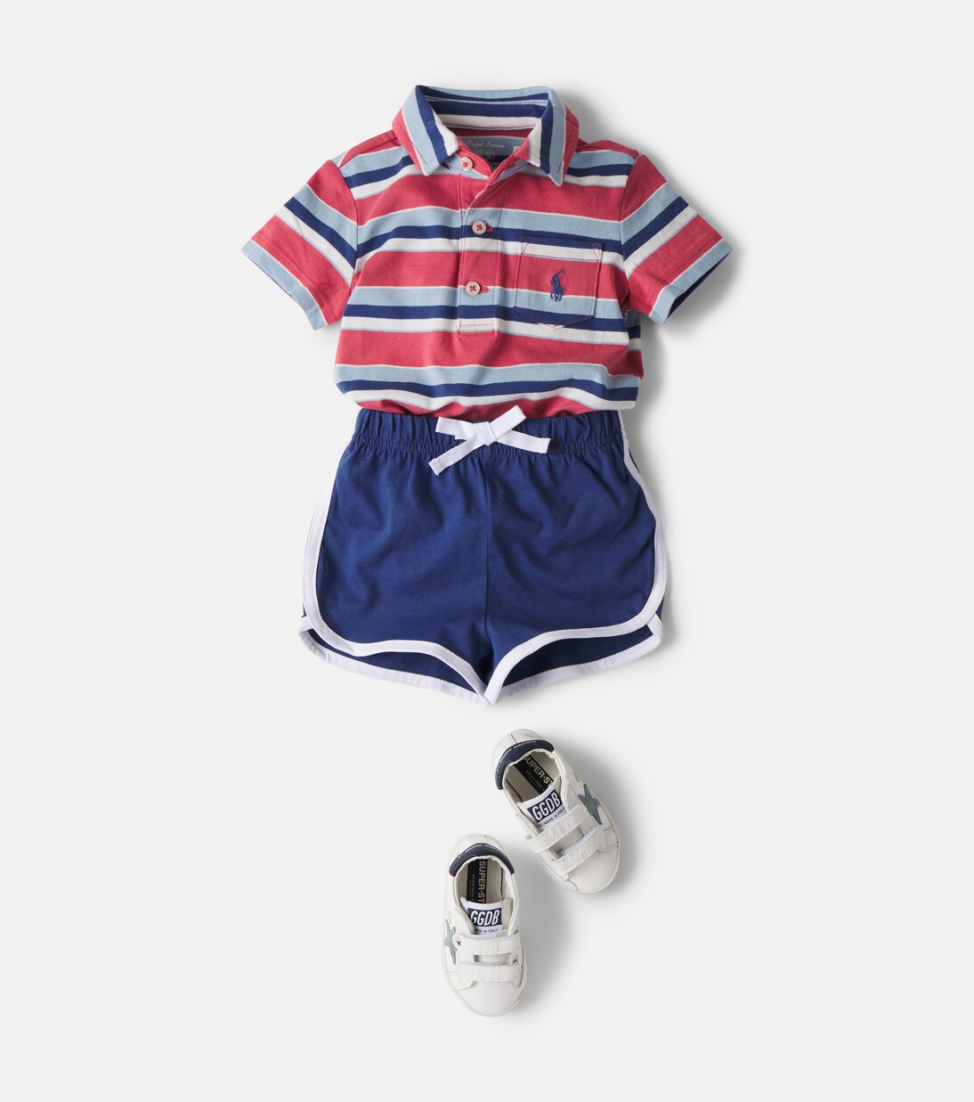 Baby striped cotton jersey bodysuit | Polo Ralph Lauren Kids